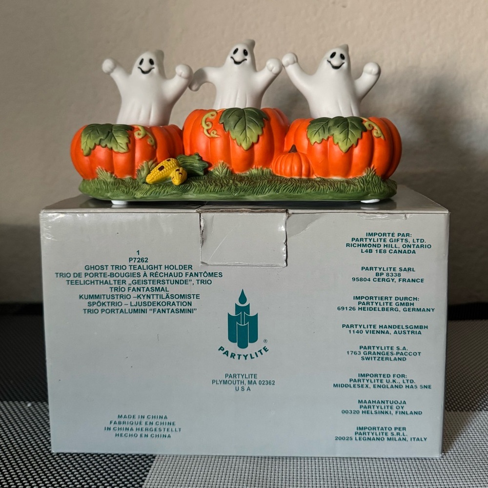 Partylite Ghost Trio Tealight Holder - Picture 5 of 7